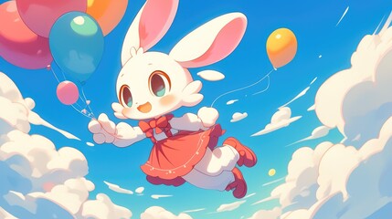 Sticker - Meet the adorable rabbit character