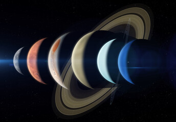 Wall Mural - a planetary alignment, or a 