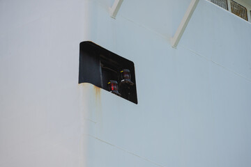 Wall Mural - Port lanterns of a large ferry.