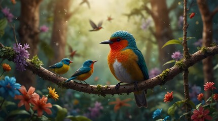 birds and nature background and wallpaper