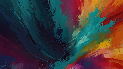 Wall Mural - abstract watercolor background, ai generated