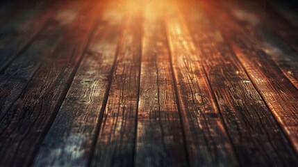 Wall Mural - Blurry wooden background