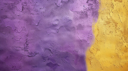 vibrant purple and yellow textured wall background for creative design