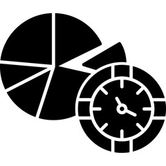 Sticker - Pie Chart Icon