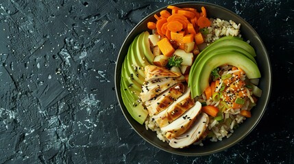 Wall Mural - A beautiful bowl of vegetables