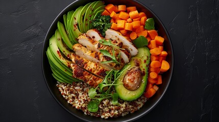 Wall Mural - A beautiful bowl of vegetables