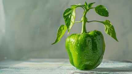 Poster - Plant of the green pepper