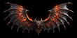 © Sompong - Blackish demon or devil wings isolated on background
