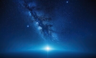 Wall Mural - abstract blue light background design