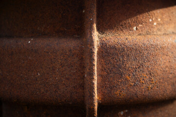 Wall Mural - close up rusty metal background