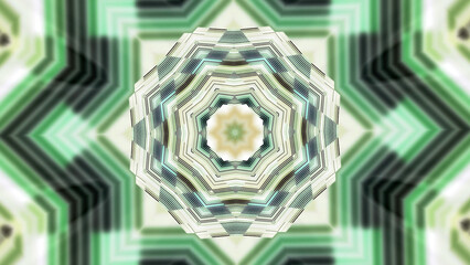 Wall Mural - shimmering psychedelic pattern with hypnotic effect. design. colorful animated mandala pattern. shim