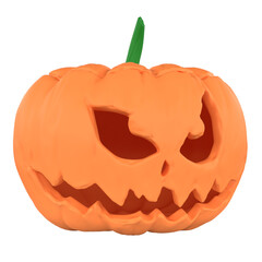 Canvas Print - The  jack o lantern for halloween or holiday concept 3d rendering.