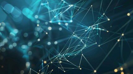 Wall Mural - abstract digital background with binary code and ai algorithms: visual representation of machine lea