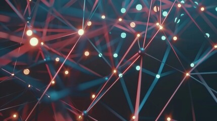 Wall Mural - abstract digital background with binary code and ai algorithms: visual representation of machine lea