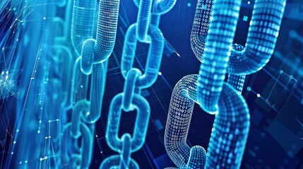 Wall Mural - abstract digital background with binary code and ai algorithms: visual representation of machine lea
