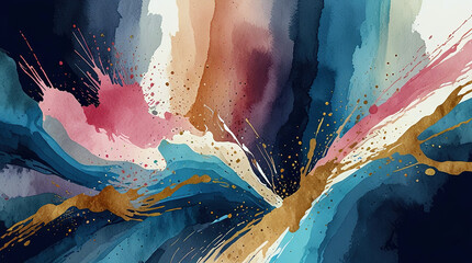 Abstract color fluidity background design 