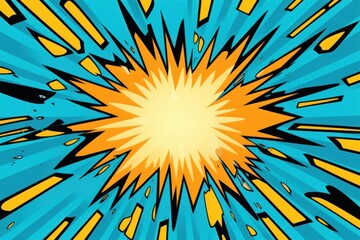 Canvas Print - comic warp digital effect backgrounds abstract outdoors.