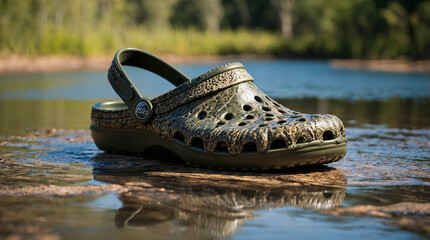 Wall Mural - crocs with new design 