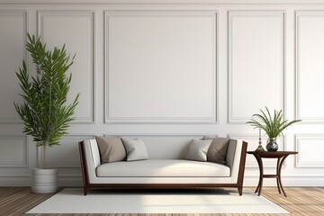 Wall Mural - Furniture cushion pillow plant.
