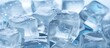 © HN Works - The photograph showcases crystal clear ice cubes with plenty of room for personalized text or design. Creative banner. Copyspace image