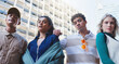 © peopleimages.com - City, fashion and portrait of teen friends outdoor in summer for cool, edgy or trendy style together. Diversity, face or serious with man and woman in group in urban town for street culture.