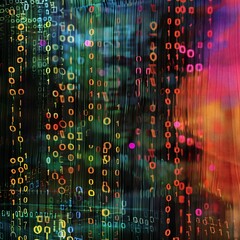 abstract binary background
