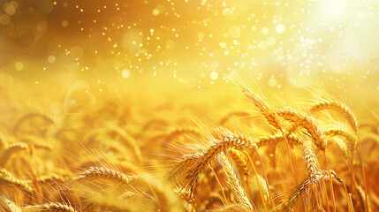 Wheat landscape wheat agriculture background