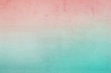 Wall Mural - abstract peach and mint background