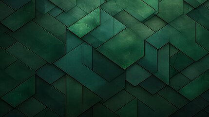 Wall Mural - Digital retro dark green textured graphics poster background