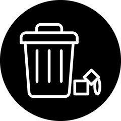 Sticker - Vector Design Waste Icon Style