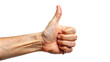 © Uncle-Ice - A hand with a thumb extended upwards in a gesture of approval