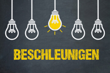 Canvas Print - beschleunigen	