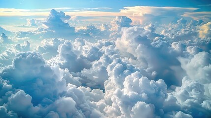 Wall Mural - lovely cloudscape sky background