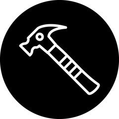 Sticker - Vector Design Hammer Icon Style