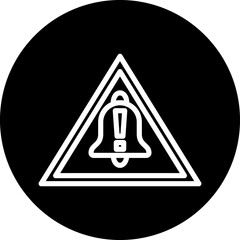 Poster - Vector Design Warning Alarm Icon Style