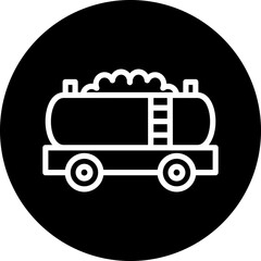 Sticker - Vector Design Industry Wagon Icon Style