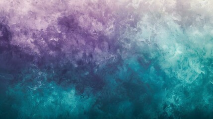 Canvas Print - Teal to purple gradient colors