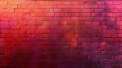 Wall Mural - Brick to Red gradient img