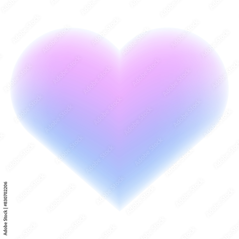 Heart illustration Isolated on white background Stock Vector | Adobe Stock