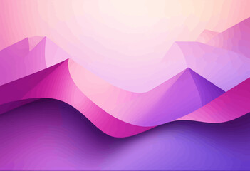 Wall Mural - a pink and purple abstract background with mountains