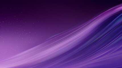 Wall Mural - Purple Abstract Wave Background with Starry Night Elements