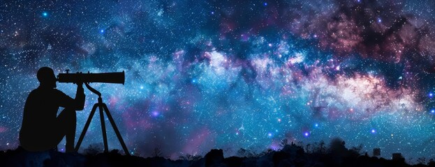 explore the wonders of the cosmos with this awe-inspiring view of the starry night sky. witness the 