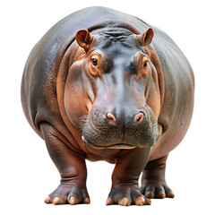 hippopotamus on transparent background