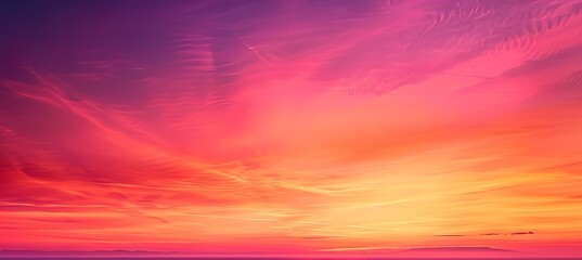 Poster - Sunset Gradient: A warm and vibrant gradient background transitioning from deep orange and fiery red to soft pink and purple tones