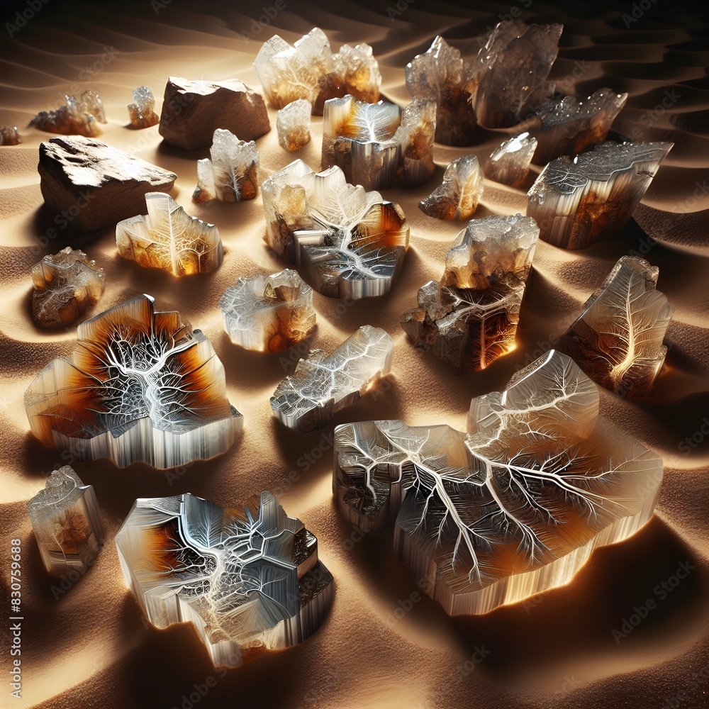 Unique Thunder Lightning, with its shocking power, instantly transforms ordinary sand ...