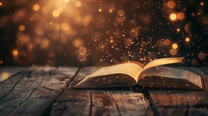 The magical open book