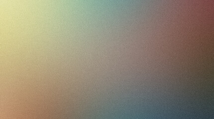 Sticker - Retroinspired abstract background with warm gradient and grainy texture