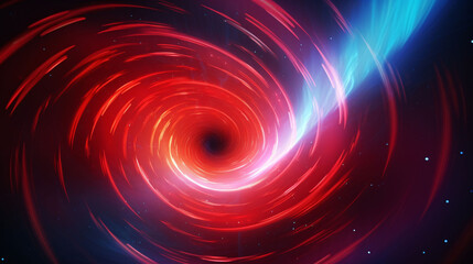 Wall Mural - Digital galaxy colorful black hole scene abstract graphic poster web page PPT background