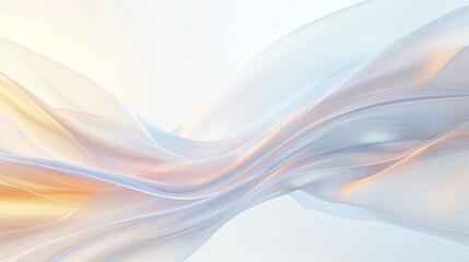 Minimalistic background with flowing abstract lines in light pastel joues, ideal for videos and presentations