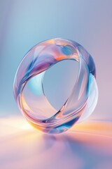  3D abstract shape background modern design